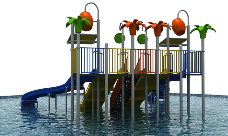 Cầu trượt bể bơi CTDKB07 Dochoikinhbac Cầu trượt nhựa cho trẻ em vui chơi