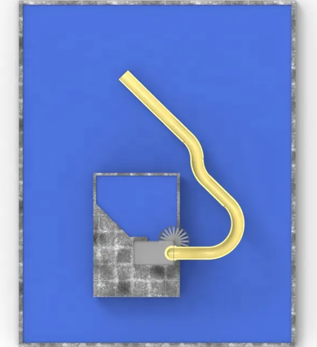 Cầu trượt đơn CTDKB11 Dochoikinhbac Cầu trượt nhựa cho trẻ em vui chơi