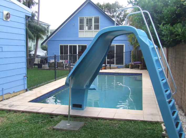 Cầu trượt bể bơi CTDKB13 Dochoikinhbac Cầu trượt nhựa cho trẻ em vui chơi