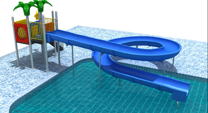 Cầu trượt bể bơi CTDKB14 Dochoikinhbac Cầu trượt nhựa cho trẻ em vui chơi