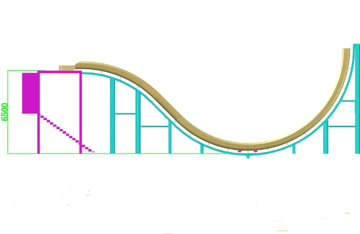Cầu trượt bể bơi CTDKB16 Dochoikinhbac Cầu trượt nhựa cho trẻ em vui chơi