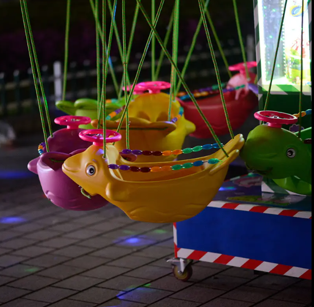 Đu quay động vật ngộ nghĩnh DQCVKB03 Dochoikinhbac Giải trí hấp dẫn từ khu vui chơi