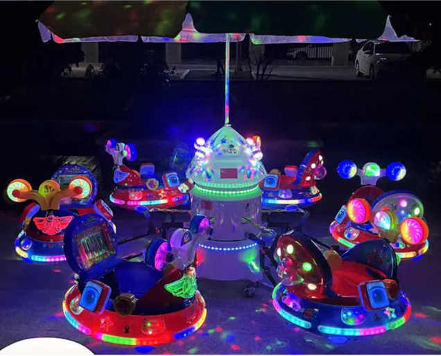 Đu quay động vật sắc màu DQCVKB04 Dochoikinhbac Giải trí hấp dẫn từ khu vui chơi