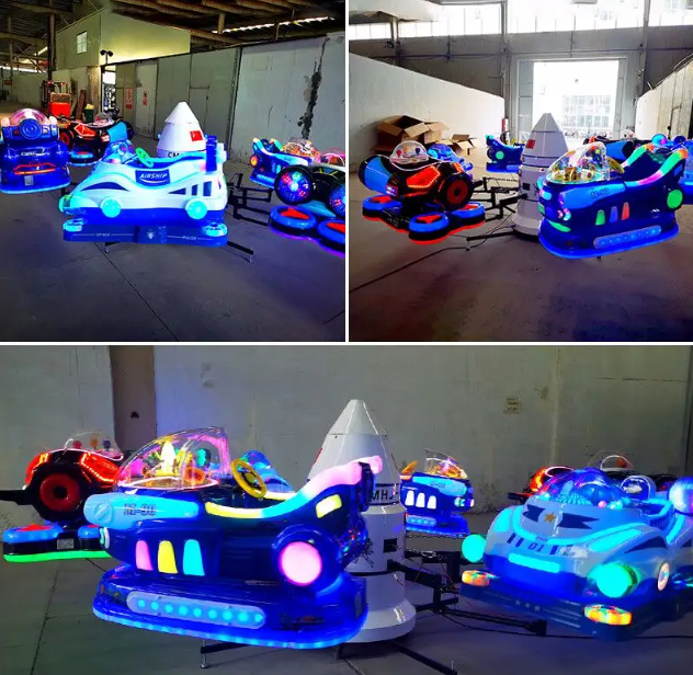 Đu quay tàu vũ trụ DQCVKB07 Dochoikinhbac Giải trí hấp dẫn từ khu vui chơi