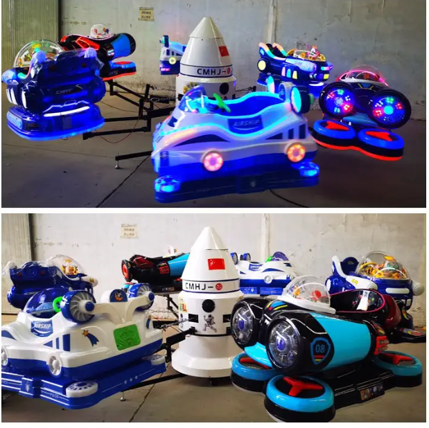 Đu quay tàu vũ trụ DQCVKB07 Dochoikinhbac Giải trí hấp dẫn từ khu vui chơi