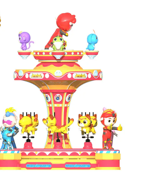 Đu quay siêu nhân DQCVKB15 Dochoikinhbac Giải trí hấp dẫn từ khu vui chơi