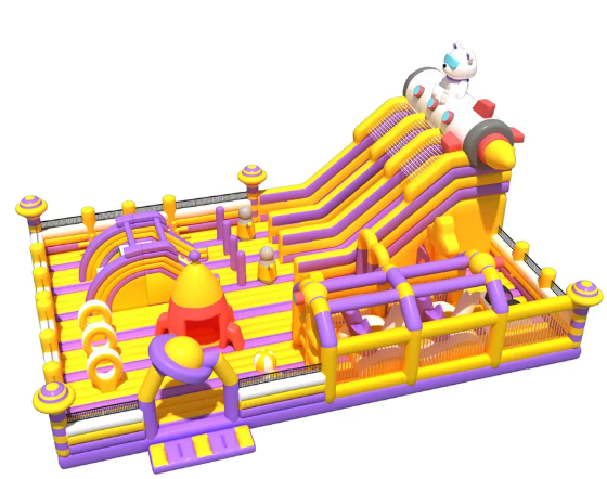 Nhà phao nhà hơi liên hoàn NPNHLHKB15 Dochoikinhbac - Khu trò chơi phao hơi vui nhộn