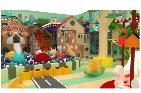 Nhà liên hoàn 2025 Indoor playground NLHK41 Dochoikinhbac- Thiết Kế Không Gian Vận Động Sáng Tạo Cho Trẻ!