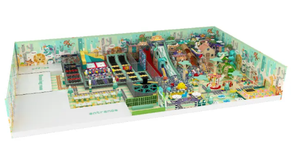 Nhà liên hoàn 2025 Indoor playground NLHK41 Dochoikinhbac- Thiết Kế Không Gian Vận Động Sáng Tạo Cho Trẻ!