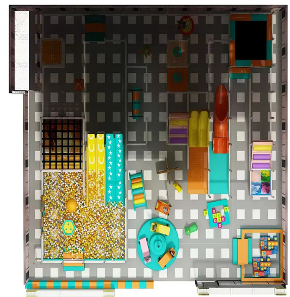 Nhà liên hoàn 2025 Indoor playground NLHKB43 Dochoikinhbac_Thiết Kế Đẹp ,Mới Nhất