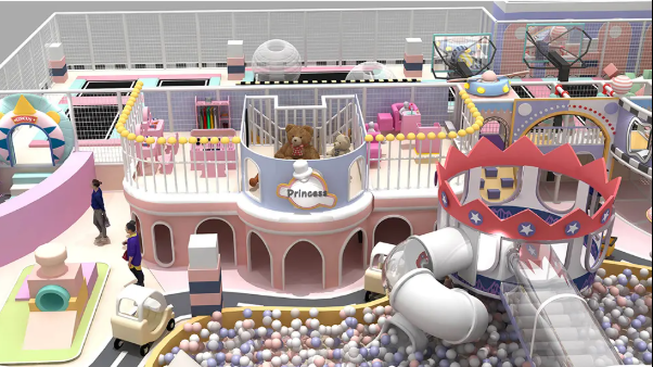 Nhà liên hoàn 2025 Indoor playground NLHKB45 Dochoikinhbac- Thiết Kế Không Gian Vận Động Sáng Tạo Cho Trẻ!