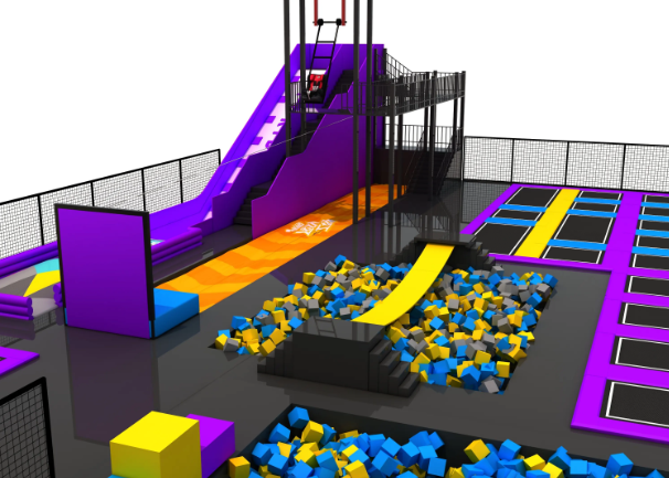 Trampoline Park_KVCTP01 Dochoikinhbac _Không Gian Vận Động Sáng Tạo Dành Cho Mọi Lứa Tuổi