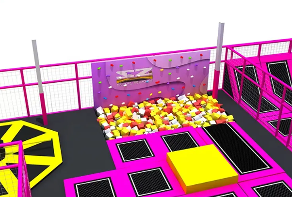 Trampoline Park_KVCTP08 Dochoikinhbac _Không Gian Vận Động Sáng Tạo Dành Cho Mọi Lứa Tuổi