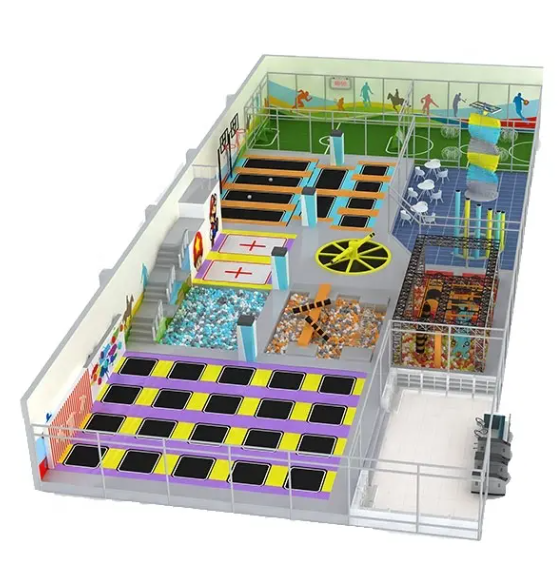 Trampoline Park_KVCTP17 Dochoikinhbac _ Khu Vui Chơi Sàn Nhún Hấp Dẫn Cho Mọi Lứa Tuổi