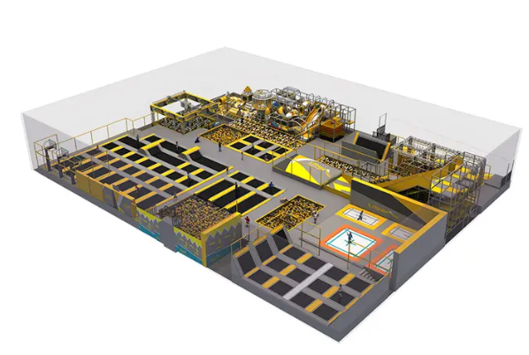 Trampoline Park_KVCTP21 Dochoikinhbac _ Khu Vui Chơi Sàn Nhún Hấp Dẫn Cho Mọi Lứa Tuổi