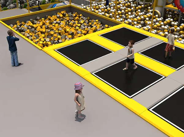 Trampoline Park_KVCTP21 Dochoikinhbac _ Khu Vui Chơi Sàn Nhún Hấp Dẫn Cho Mọi Lứa Tuổi