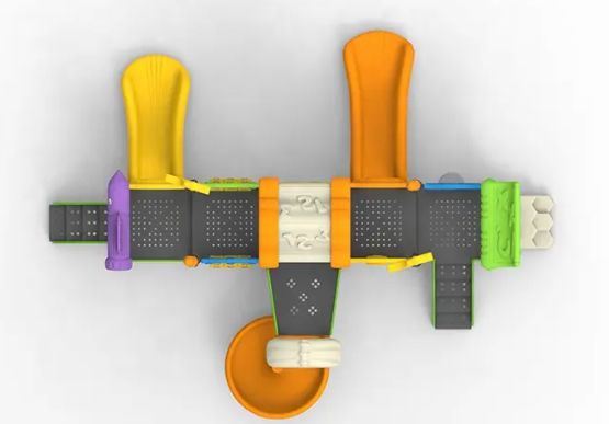 Liên hoàn cầu trượt LHCTDTKB09 Dochoikinhbac - Trò chơi công viên thu hút bền bỉ