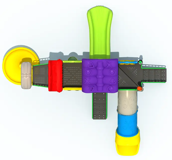 Liên hoàn cầu trượt LHCTDTKB10 Dochoikinhbac - Trò chơi công viên thu hút bền bỉ