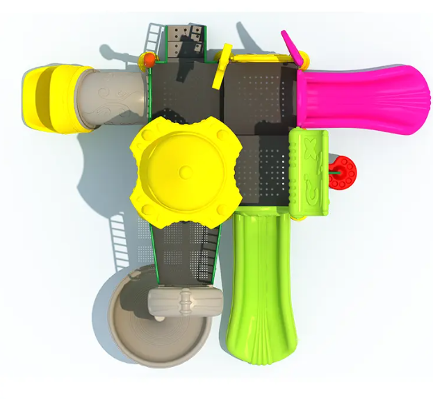 Liên hoàn cầu trượt LHCTDTKB12 Dochoikinhbac - Trò chơi công viên thu hút bền bỉ