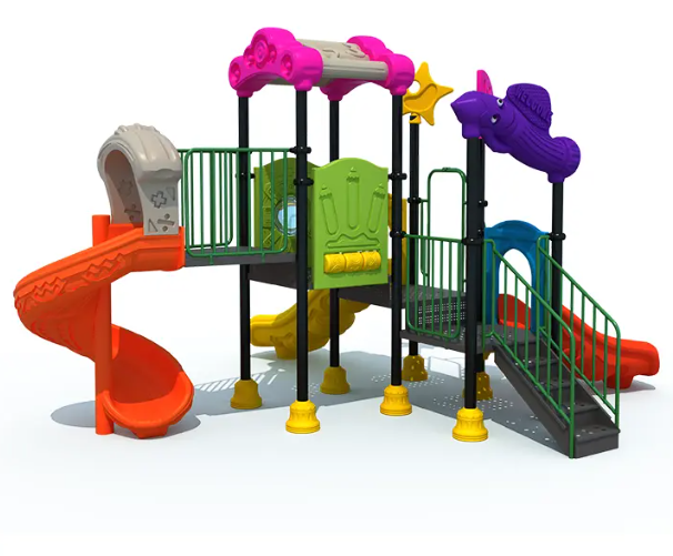 Liên hoàn cầu trượt LHCTDTKB15 Dochoikinhbac - Trò chơi công viên thu hút bền bỉ