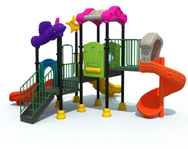 Liên hoàn cầu trượt LHCTDTKB15 Dochoikinhbac - Trò chơi công viên thu hút bền bỉ