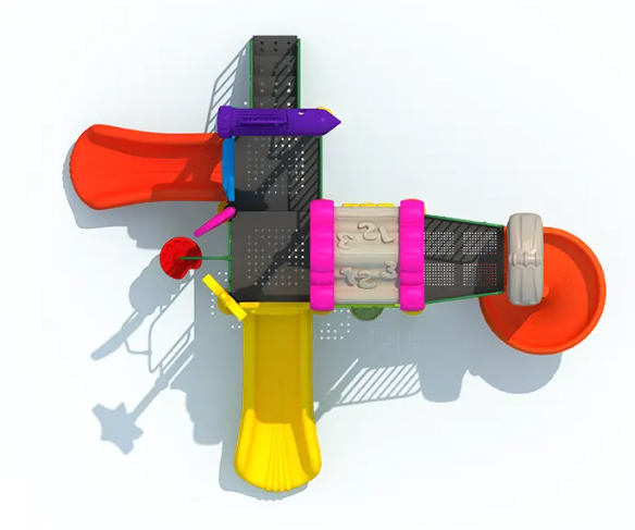 Liên hoàn cầu trượt LHCTDTKB15 Dochoikinhbac - Trò chơi công viên thu hút bền bỉ