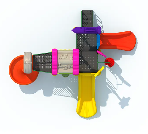 Liên hoàn cầu trượt LHCTDTKB15 Dochoikinhbac - Trò chơi công viên thu hút bền bỉ