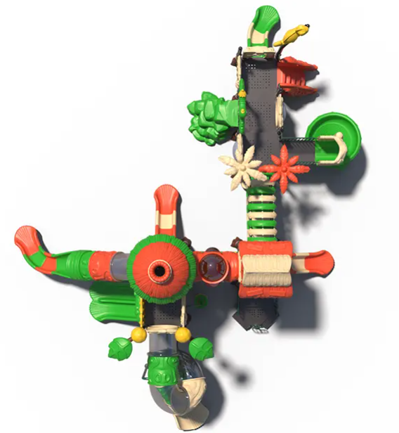 Liên hoàn cầu trượt LHCTDTKB16 Dochoikinhbac - Trò chơi công viên thu hút bền bỉ