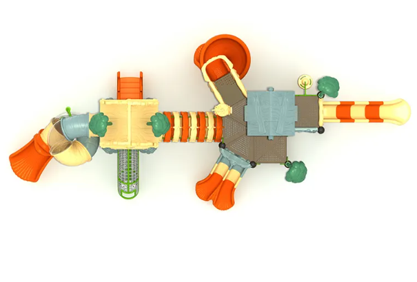Liên hoàn cầu trượt LHCTDTKB21 Dochoikinhbac - Trò chơi công viên thu hút bền bỉ