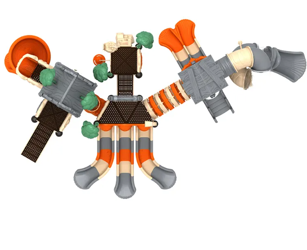 Liên hoàn cầu trượt LHCTDTKB22 Dochoikinhbac - Trò chơi công viên thu hút bền bỉ