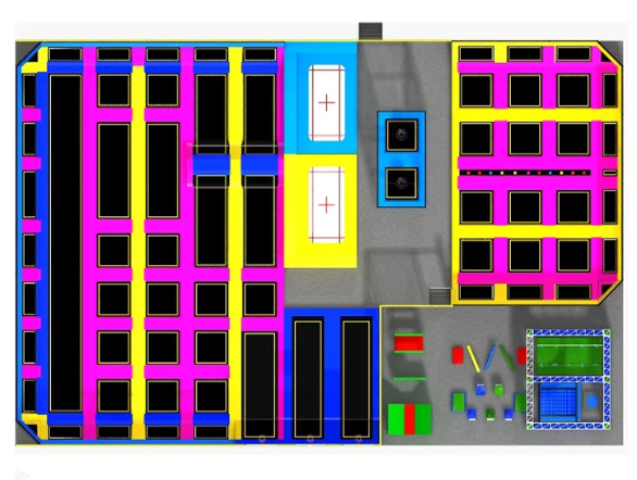 Trampoline Park_KVCTP28 Dochoikinhbac _ Khu Vui Chơi Sàn Nhún Hấp Dẫn Cho Mọi Lứa Tuổi