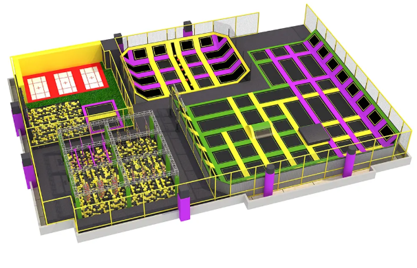 Trampoline Park_KVCTP29 Dochoikinhbac _ Khu Vui Chơi Sàn Nhún Hấp Dẫn Cho Mọi Lứa Tuổi