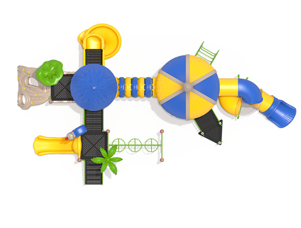 Liên hoàn cầu trượt LHCTDTKB26 Dochoikinhbac - Trò chơi công viên thu hút bền bỉ