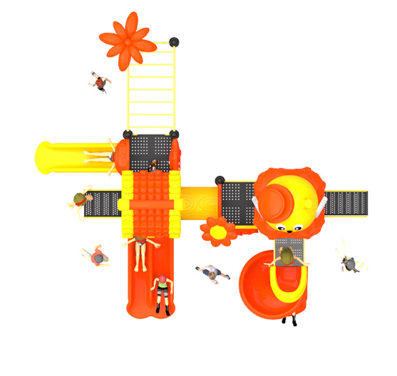 Liên hoàn cầu trượt LHCTDTKB27 Dochoikinhbac - Trò chơi công viên thu hút bền bỉ