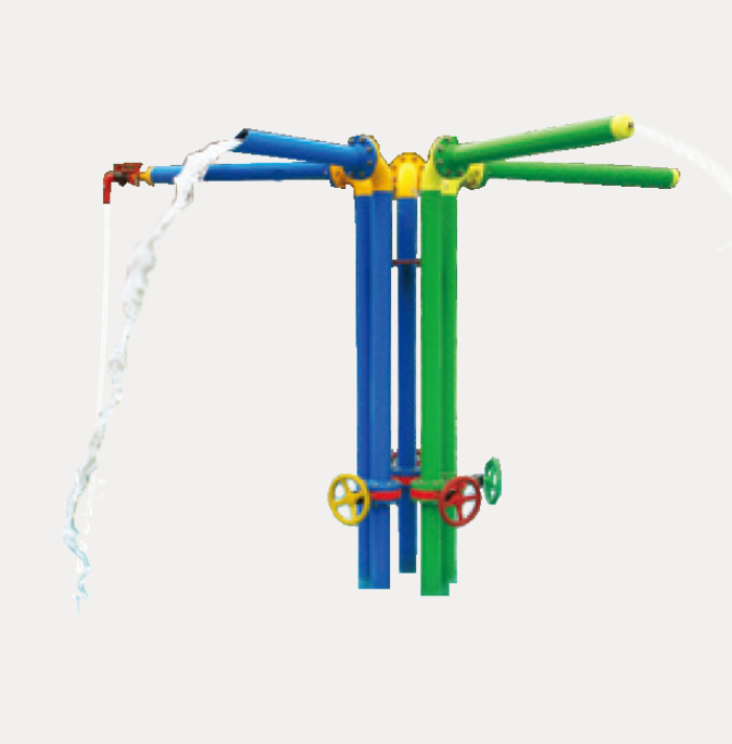 Trụ nước tương tác - Thiết bị vui chơi phun nước DCPNKB08 Dochoikinhbac Trò chơi công viên nước thu hút trẻ em