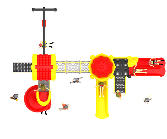 Liên hoàn cầu trượt LHCTDTKB29 Dochoikinhbac - Trò chơi công viên thu hút bền bỉ