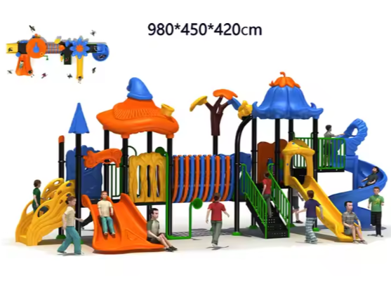 Liên hoàn cầu trượt LHCTDTKB30 Dochoikinhbac - Trò chơi công viên thu hút bền bỉ