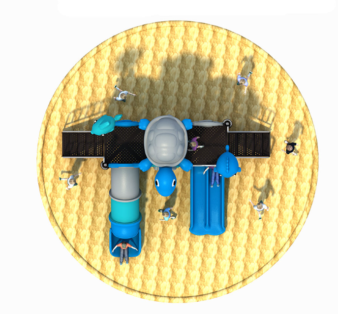 Liên hoàn cầu trượt LHCTDTKB33 Dochoikinhbac - Trò chơi công viên thu hút bền bỉ