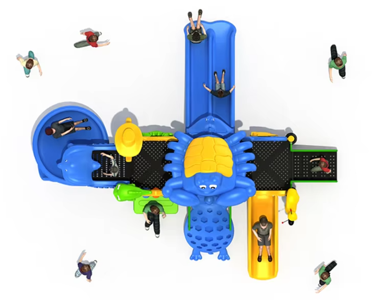 Liên hoàn cầu trượt LHCTDTKB39 Dochoikinhbac - Trò chơi công viên thu hút bền bỉ