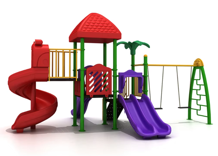 Liên hoàn cầu trượt LHCTDTKB41 Dochoikinhbac - Trò chơi công viên thu hút bền bỉ