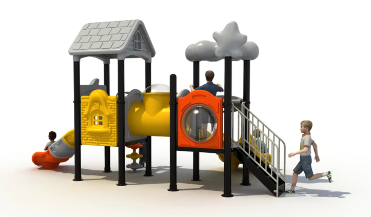 Liên hoàn cầu trượt LHCTDTKB42 Dochoikinhbac - Trò chơi công viên thu hút bền bỉ