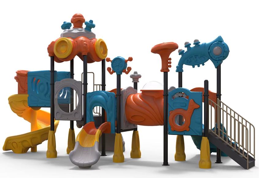 Liên hoàn cầu trượt LHCTDTKB45 Dochoikinhbac - Trò chơi công viên thu hút bền bỉ