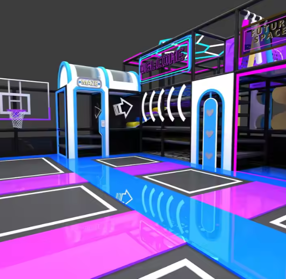 Nhà liên hoàn 2025 Indoor playground NLHKB59 Dochoikinhbac- Thiết Kế Đẹp Độc Đáo