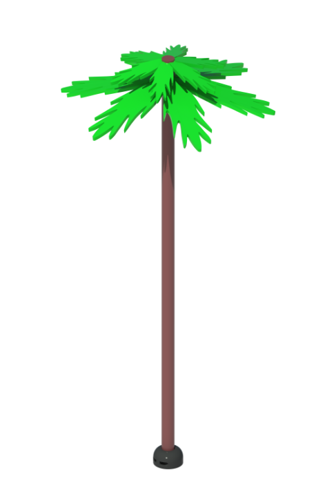 Cây dừa phun nước DCPNKB13 Dochoikinhbac Trò chơi công viên nước thu hút trẻ em