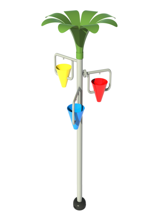 Cây dừa đổ nước DCPNKB14 Dochoikinhbac Trò chơi công viên nước thu hút trẻ em