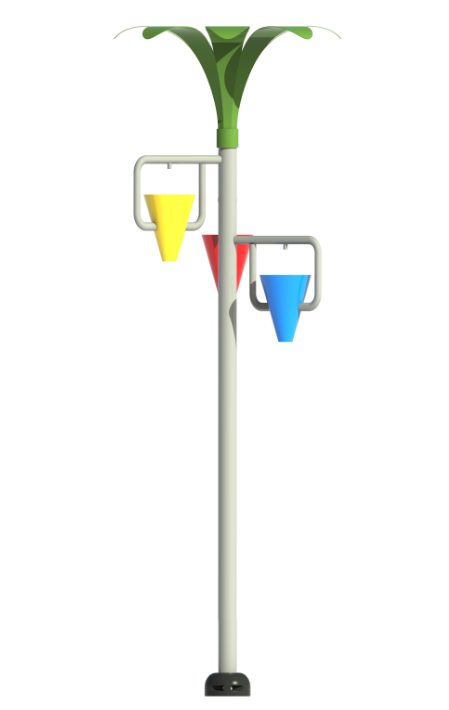 Cây dừa đổ nước DCPNKB14 Dochoikinhbac Trò chơi công viên nước thu hút trẻ em