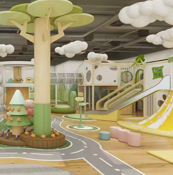 Nhà liên hoàn 2025 Indoor playground NLHKB61 Dochoikinhbac- Thiết Kế Đẹp Độc Đáo