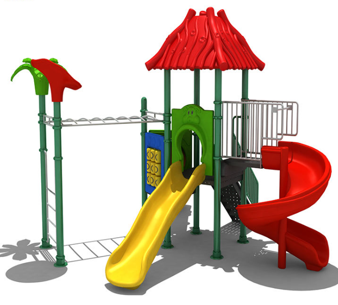 Liên hoàn cầu trượt LHCTDTKB47 Dochoikinhbac - Trò chơi công viên thu hút bền bỉ