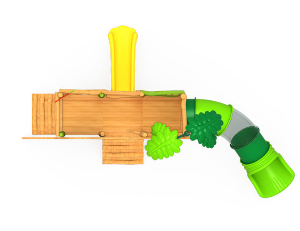 Cầu trượt liên hoàn gỗ LHGOKB33 Dochoikinhbac Giải trí siêu hấp dẫn từ khu vui chơi trẻ em