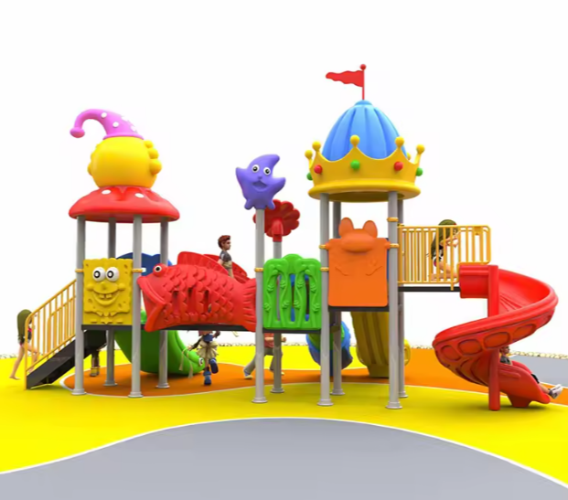 Liên hoàn cầu trượt LHCTDTKB60 Dochoikinhbac - Trò chơi công viên thu hút bền bỉ